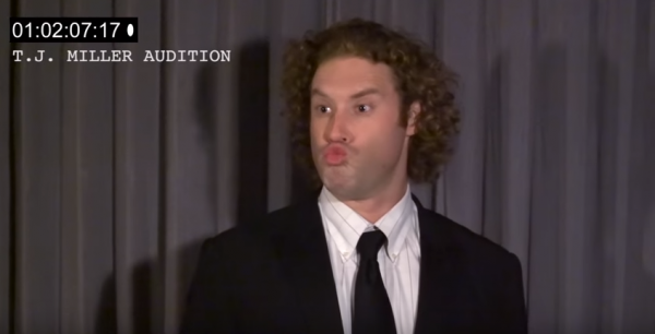 TJ MIller enacts different emoji's during his audition for "EmojiMovie: Express Yourself."