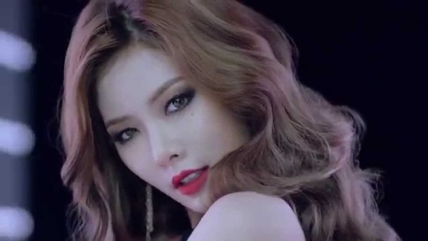 Hyuna is a star model on her TV commercial advertisement.
