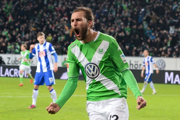 Wolfsburg stiker Bas Dost 