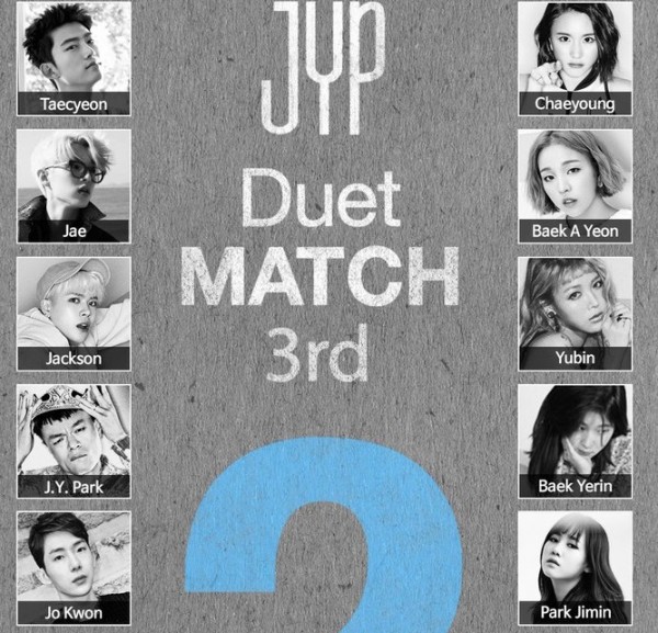JYP Entertainment release teaser photo of upcoming "Duet Match 3rd."