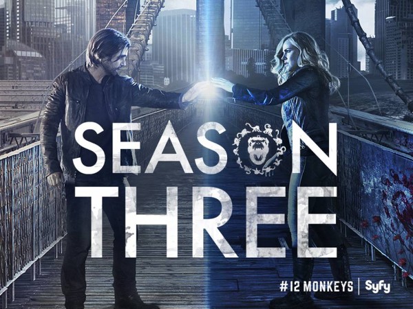 Syfy's "12 Monkeys" renewed for 3rd season.