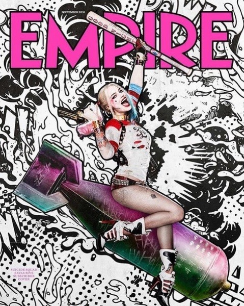 Harley Quinn poses for Empire magazine.