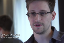 Famed whistleblower Edward Snowden made a surprise appearance via live satellite at San Diego Comic Con 2016.