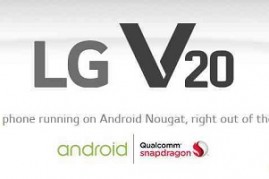 LG announced on Monday that its next flagship will be called the V20 and it will be the world’s first smartphone to ship Android 7.0 Nougat out-of-the-box.