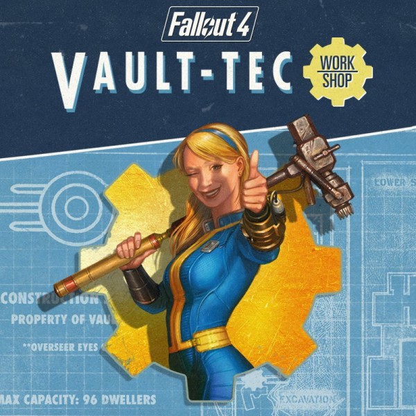 Cover image for 'Fallout 4: Vault-Tec Workshop' DLC