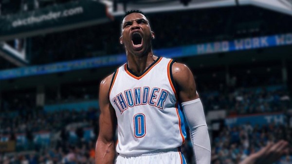 Oklahoma City Thunder point guard Russell Westbrook 