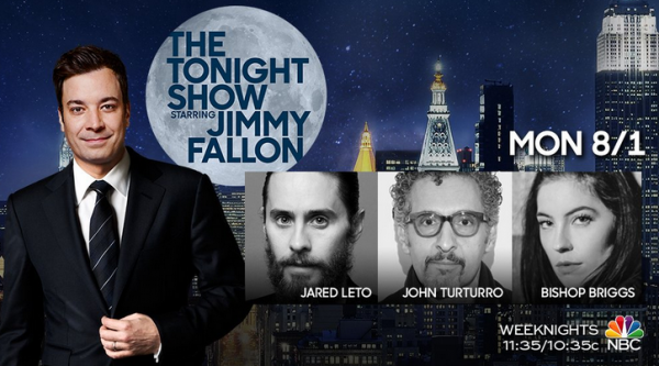 Jared Leto guest stars in Jimmy Fallon's "The Tonight Show"