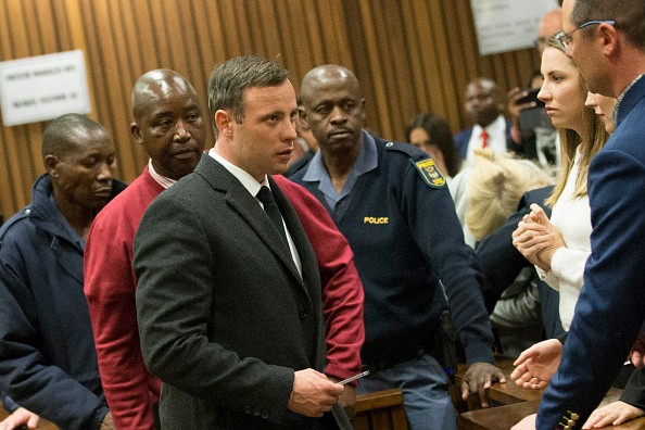 Olympic athlete Oscar Pistorius is sentenced In the trial over the murder of Reeva Steenkamp.