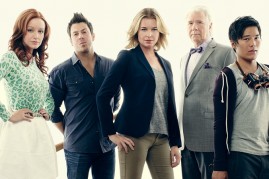 The cast of TNT's fantasy drama 'The Librarians'