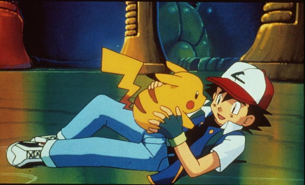 Pikachu And Ash In The Animated Movie "Pokemon:The First Movie" 