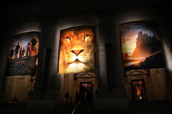 Overview of the exterior of the New York City Public Library during the premiere of 'The Chronicles of Narnia: Prince Caspian' after party on May 7, 2008 in New York City.