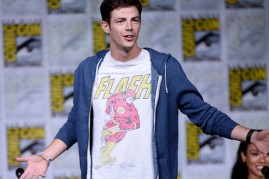 Actor Grant Gustin attends the 'The Flash' Special Video Presentation and Q&A during Comic-Con International 2016 at San Diego Convention Center on July 23, 2016 in San Diego, California. 