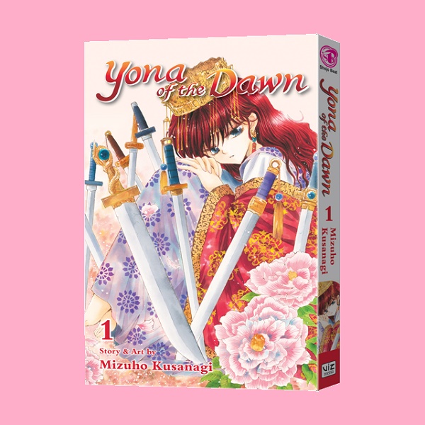 Volume 1 of "Yona of the Dawn" by by Mizuho Kusanagi, released by VizMedia in North America