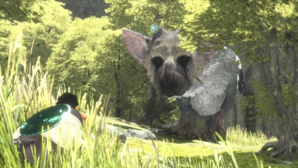 Trico and the unnamed protagonist of 'The Last Guardian'