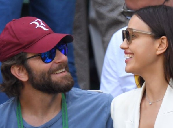 Bradley Cooper and Irina Shayk were spotted enjoying day nine of Wimbledon in London.