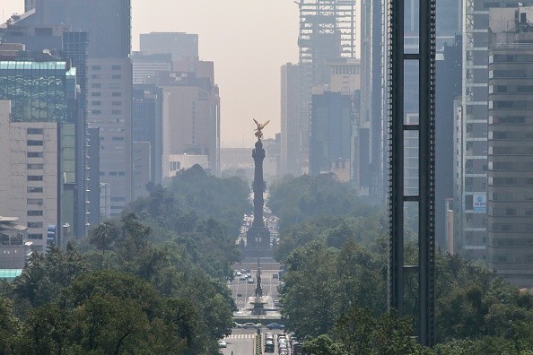 View of smog in Mexico City on July 2, 2016. Authorities announced recently new measures to combat an increase in air pollution in Mexico City, as officials reported an increase in related ailments such as asthma.