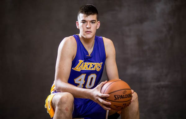 Los Angeles Lakers rookie center Ivica Zubac