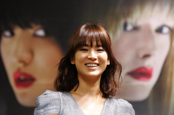 Actress Song Hye Kyo in attendance during the 2008 Pusan International Film Festival in South Korea.