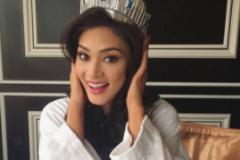 Pia Alonzo Wurtzbach from the Philippines was 26 when she was crowned Miss Universe 2015 in Las Vegas, Nevada.