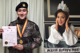Miss Universe 2015 Pia Alonzo Wurtzbach is a big fan of K-pop band Super Junior member Choi Siwon.