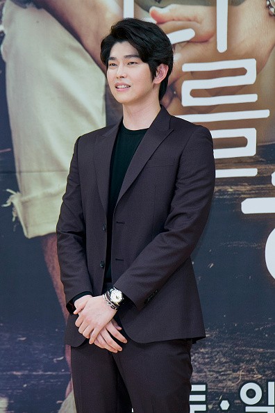 South Korean actor Yoon Kyun Sang during a press conference  for SBS Drama 'The Time We Were Not In Love'.