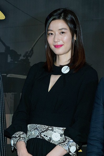 South Korean actress Jun Ji Hyun during the press conference of her film 'Assassination'.