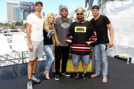 Vikings cast attend the IMDb Yacht at San Diego Comic-Con 2016: Day Two at The IMDb Yacht on July 22, 2016 in San Diego, California. 