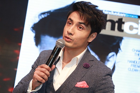 Pakistani singer-actor Ali Zafar speaks after recieving the Most Stylish Import for 2015 award at the Hindustan Times Delhis Most Stylish 2015 award function on May 2, 2015 in New Delhi, India