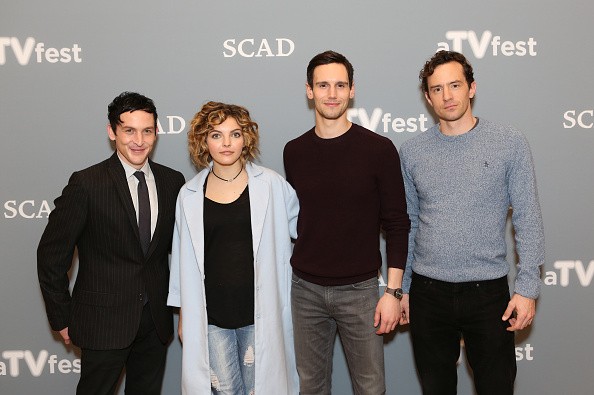 Spotlight Cast Award Recipients for 'Gotham' actors (L-R) Robin Lord Taylor, Camren Bicondova, Cory Michael Smith and Nathan Darrow pose for a photo together during 'Gotham' event during aTVfest 2016 presented by SCAD on February 5, 2016 in Atlanta, Georg