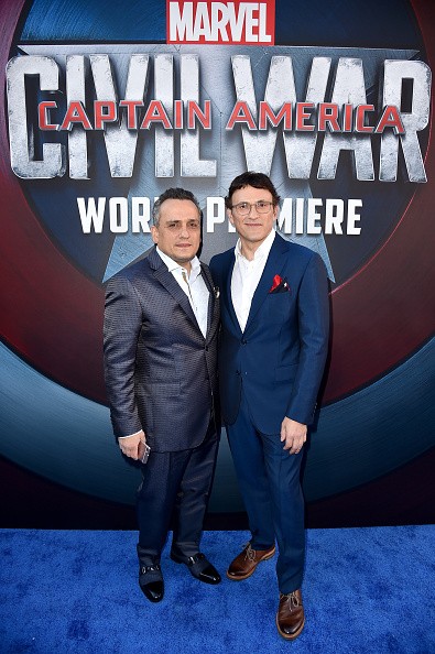 Directors Joe Russo (L) and Anthony Russo attend the premiere of Marvel's 'Captain America: Civil War' at Dolby Theatre on April 12, 2016 in Los Angeles, California. 