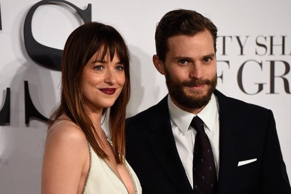 Dakota Johnson and Jamie Dornan attended the UK Premiere of “Fifty Shades Of Grey” at Odeon Leicester Square on February 12, 2015 in London, England.