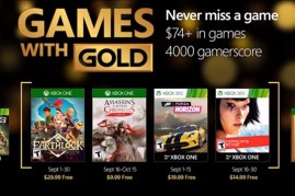 The Xbox Games with Gold, free for Xbox Live Gold members this September 2016 